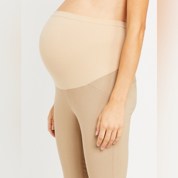MOTHERHOOD MATERNITY The Maia Skinny Ankle Maternity Khaki Pants Size - Picture 3 of 9